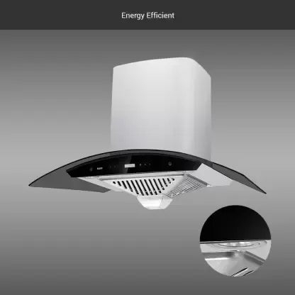 Kaff Ambra DHC SS Stainless Steel 90 Cm Kitchen Chimney