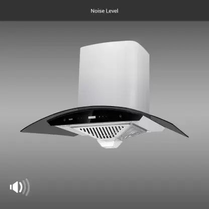 Kaff Ambra DHC SS Stainless Steel 90 Cm Kitchen Chimney