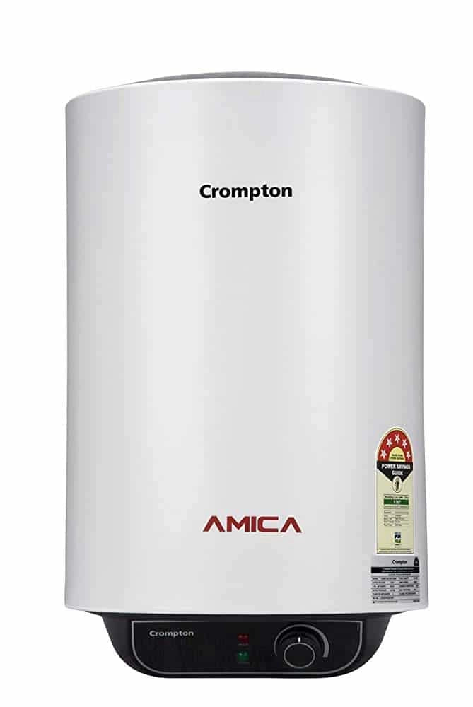Crompton Storage Water Heater Amica 25L ASWH Black and White