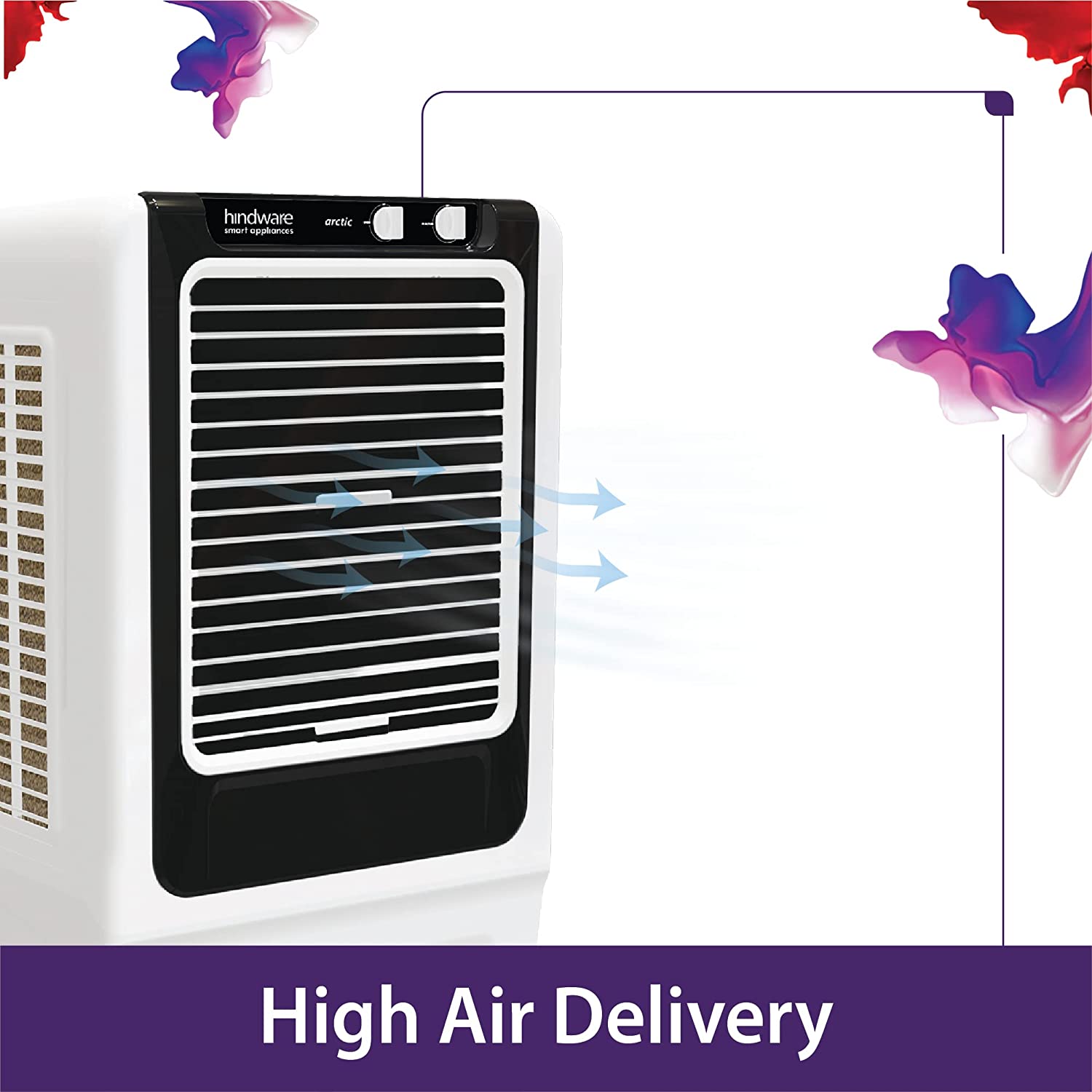 Hindware Snowcrest Arctic 90L Air Cooler Black & White