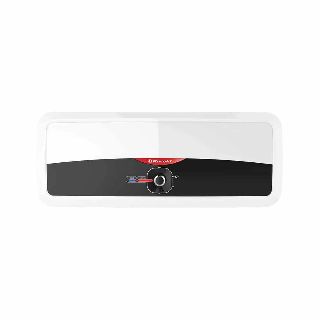 Racold Andris Slim Storage 30 Liter 2.5 KW Horizontal Water Heater White &amp; Black