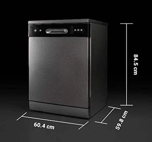 Hafele Aqua 12S, 12 Place Settings Stainless Steel Freestanding Dishwasher, Grey
