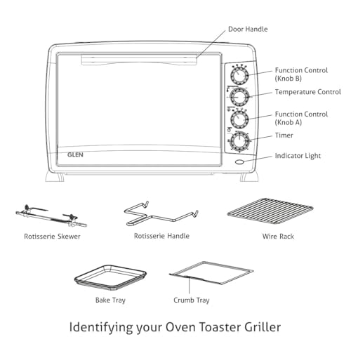 Oven Toaster Griller (OTG) -48 Litres, Full Back Convection, Motorized Rotisserie, 2000W - Black (5048RC) Original price₹ 13,995 Current price₹ 10,496 Save 25%