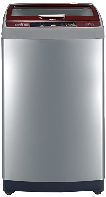 Haier 7.5 kg Fully-Automatic Top Loading Washing Machine (HWM75-707NZP, Silver Grey)