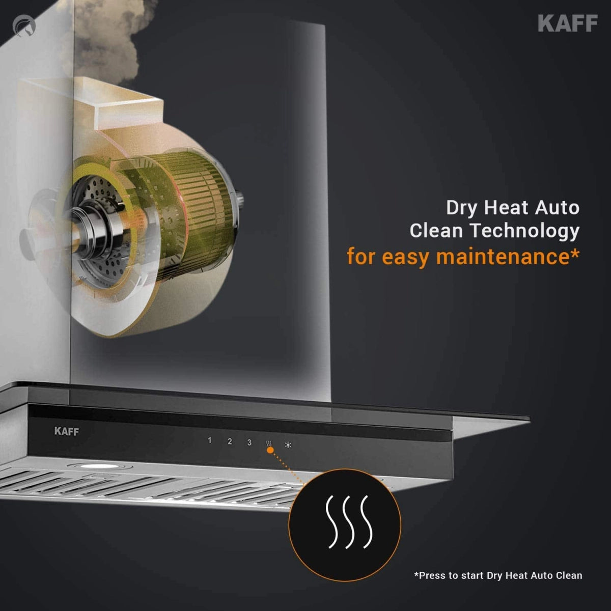 KAFF Chimney 60 cm 1180 M3/H (Astra TX DHC-60,)