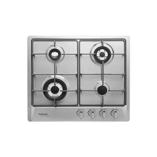 Hindware Built IN Hob stainless steel Gas stove Athena 4 Burner 60 Cm