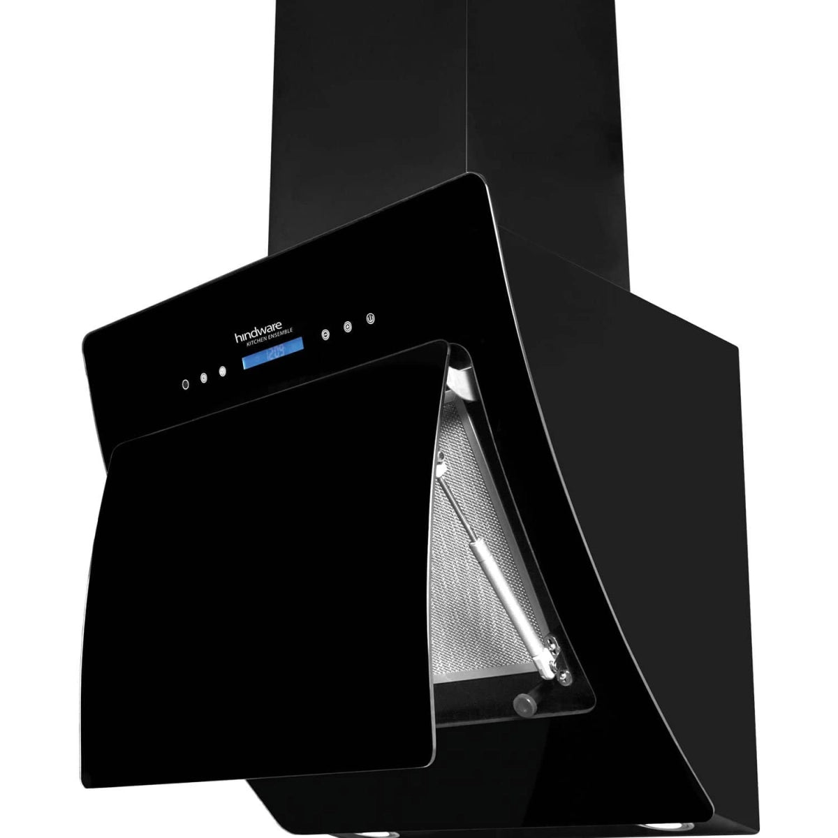Hindware chimney Aurea 60 cm 1100m3/h Touch Control Black - 60 cm