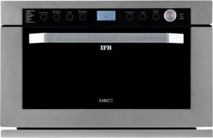 IFB 34BIC1 34 L வெப்பச்சலன மைக்ரோவேவ் ஓவன் (மெட்டாலிக் சில்வர்) உள்ளமைக்கப்பட்டுள்ளது 