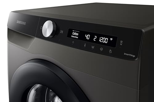Samsung 8 kg, 5 Star, AI Ecobubble, Wi-Fi, Hygiene Steam with Inbuilt Heater, Digital Inverter, Fully-Automatic Front Load Washing Machine (WW80T504DAX1TL, Inox)