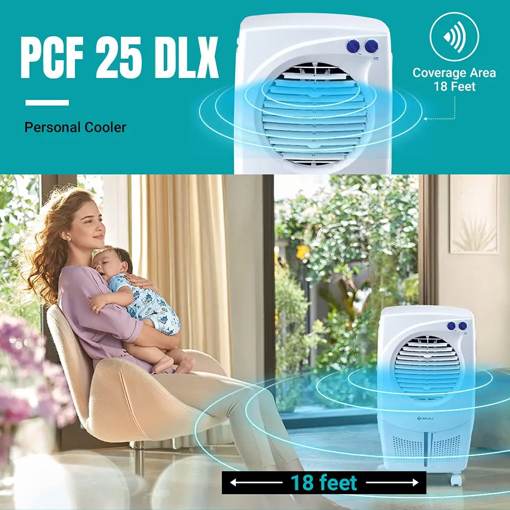Bajaj Icon PCF 25 DLX Air Cooler 24L White