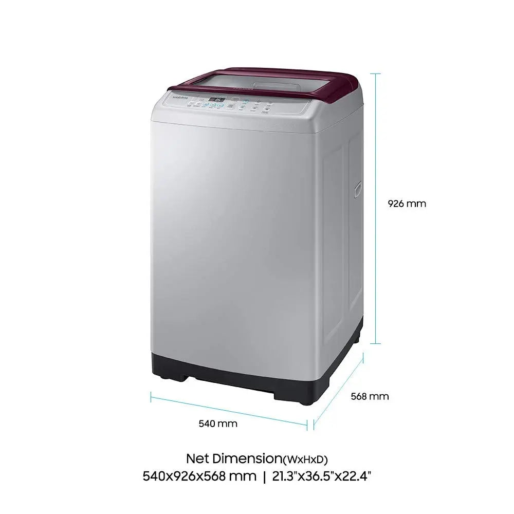 Samsung 7 kg Fully-Automatic Top Loading Washing Machine (WA70M4300HP/TL, Imperial Silver)