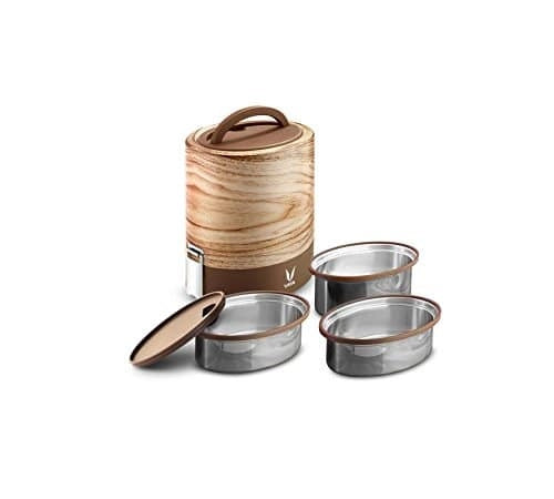 Vaya Tyffyn 1000ml Maple w/o BagMat 3 Containers Lunch Box (1000 ml)