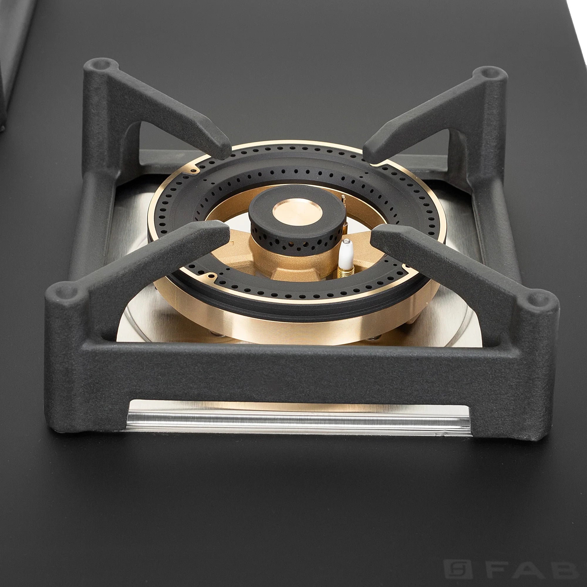 Faber HOB BELLA HT 754 BR 5 Full Brass Burners AI Black 75Cm
