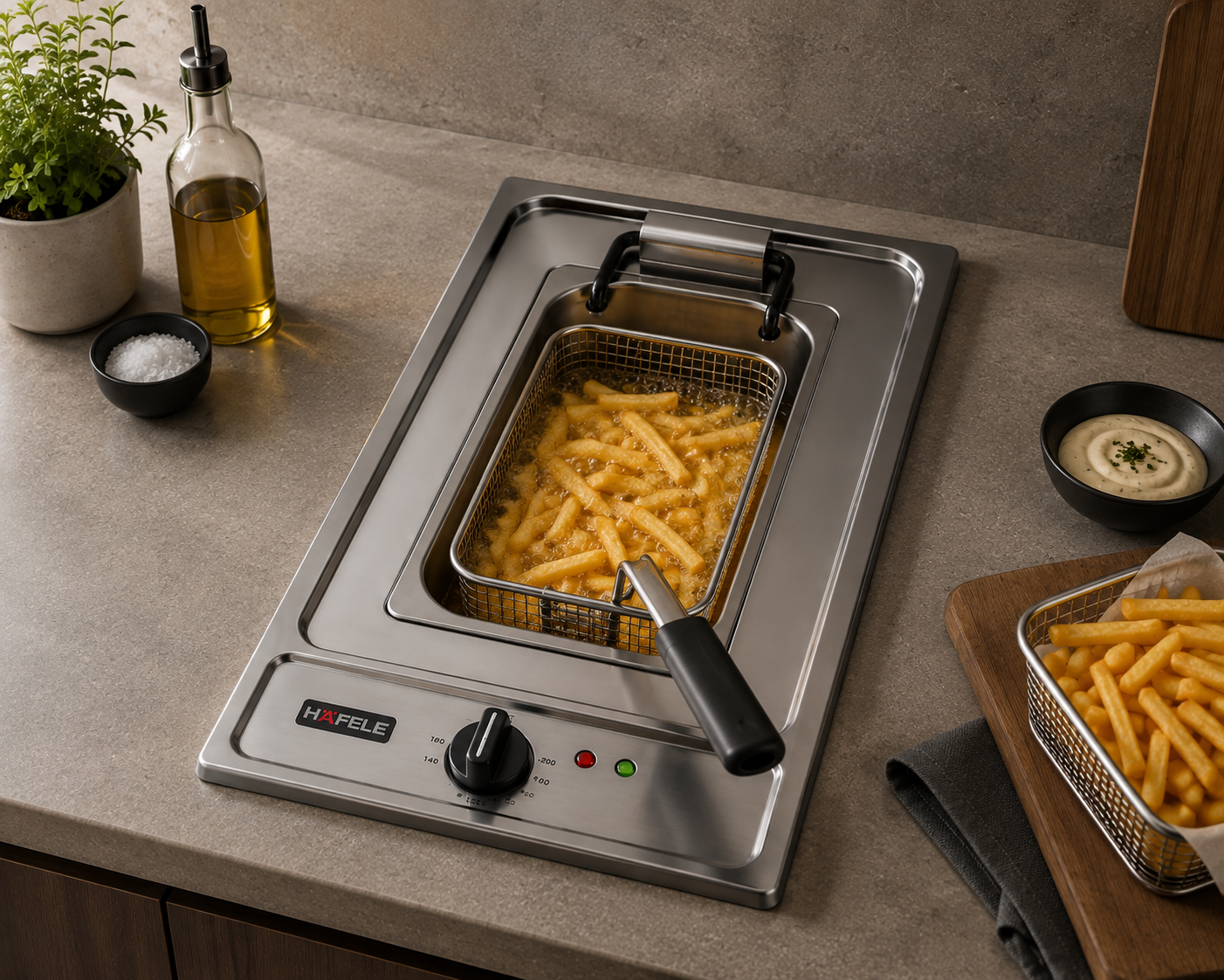 Hafele SAUVE 01 30cm Built-in Deep Fryer | 2.7L Stainless Steel