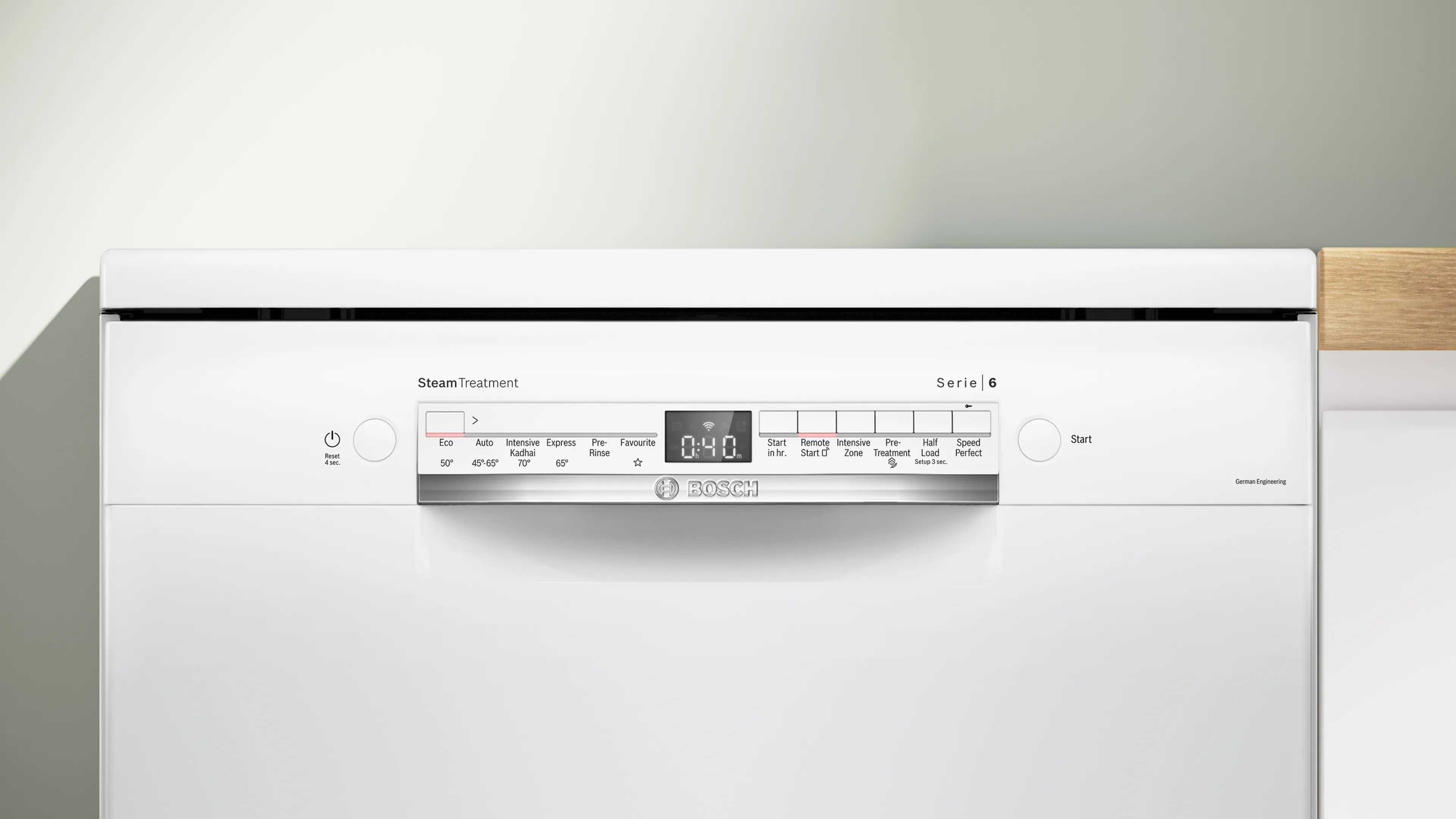 Bosch SMS6IKW01I Series 6 Bosch free-standing dishwasher 60 cm White