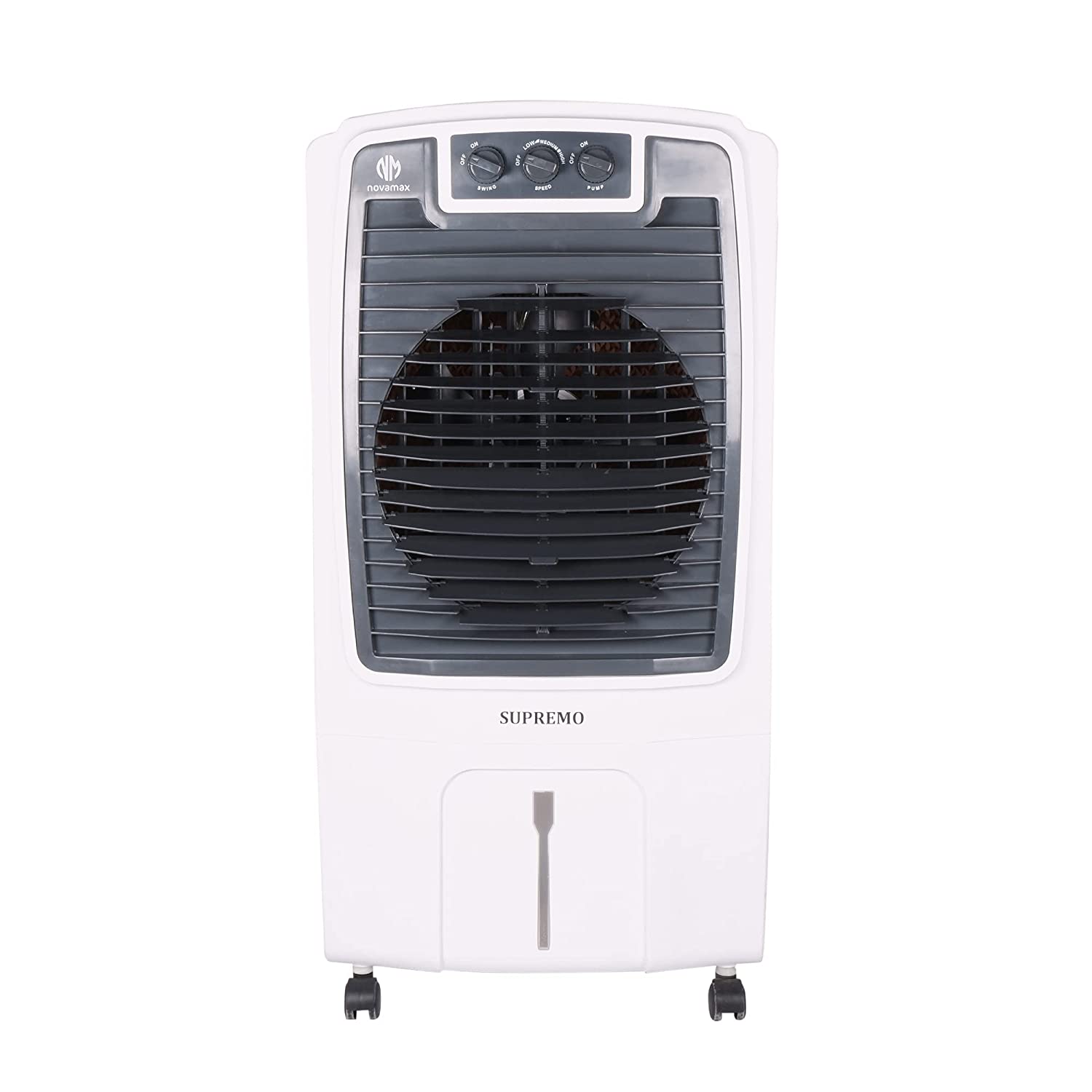 Novamax Supremo 80 L Heavy Duty Desert Air Cooler For Home/Office With Honeycomb Cooling & Auto Swing Technology, Powerful Air Throw & 3-Speed..