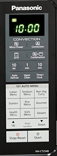 Panasonic 20 L Convection Microwave Oven (NN-CT254BFDG, Black)
