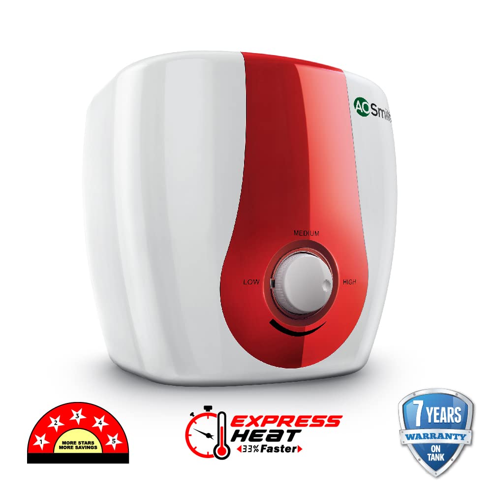 AO Smith SGS-GREEN 10L 3KW Vertical Water Heater White