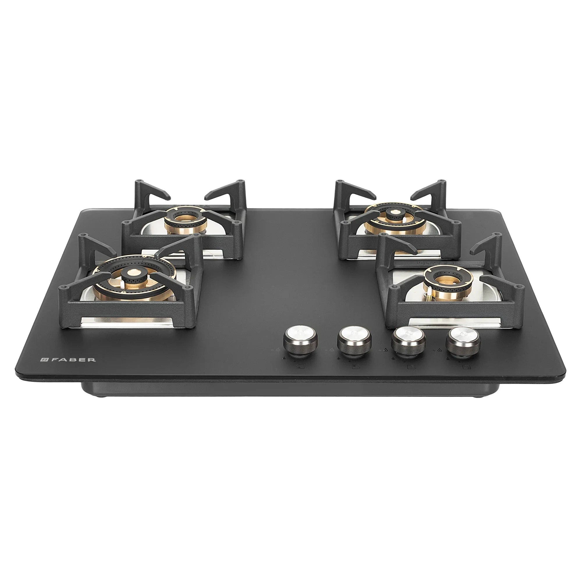 Faber HOB BELLA HT 754 BR 5 Full Brass Burners AI Black 75Cm