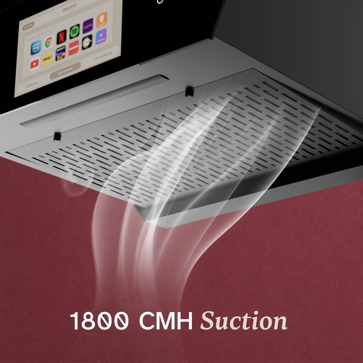 Beyond Asteria BLDC 60 cm chimney with 1800 CMH suction