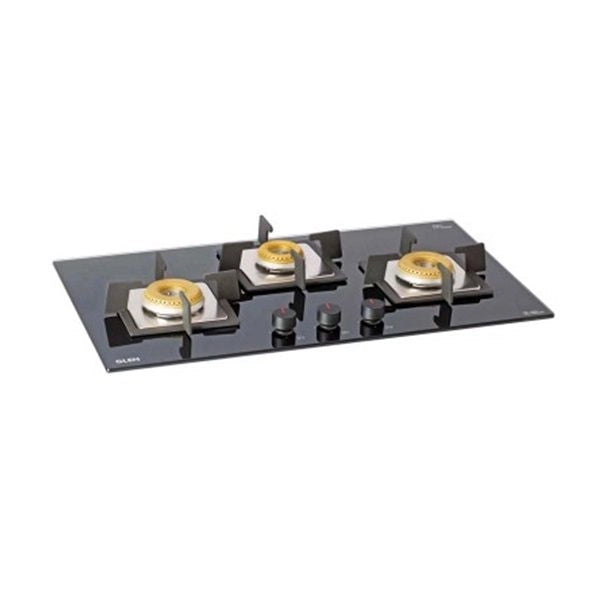 Glen 3 Burner Built-in Glass Hob 1073 SQ INBB FFD (Flame Failure Device)