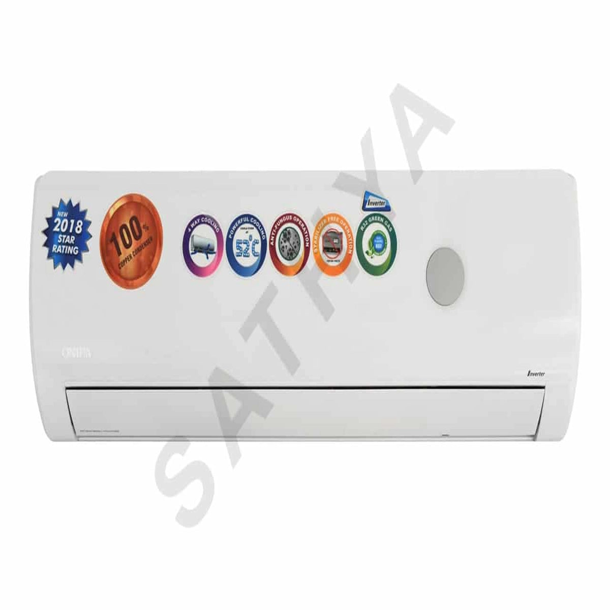 Onida 1.5 Ton 3 Star Inverter Split AC (Copper, IR183IRS, IRIS)