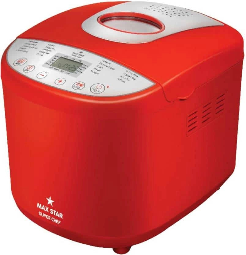 Max Star BM01 Super Chef Bread Maker (Red)