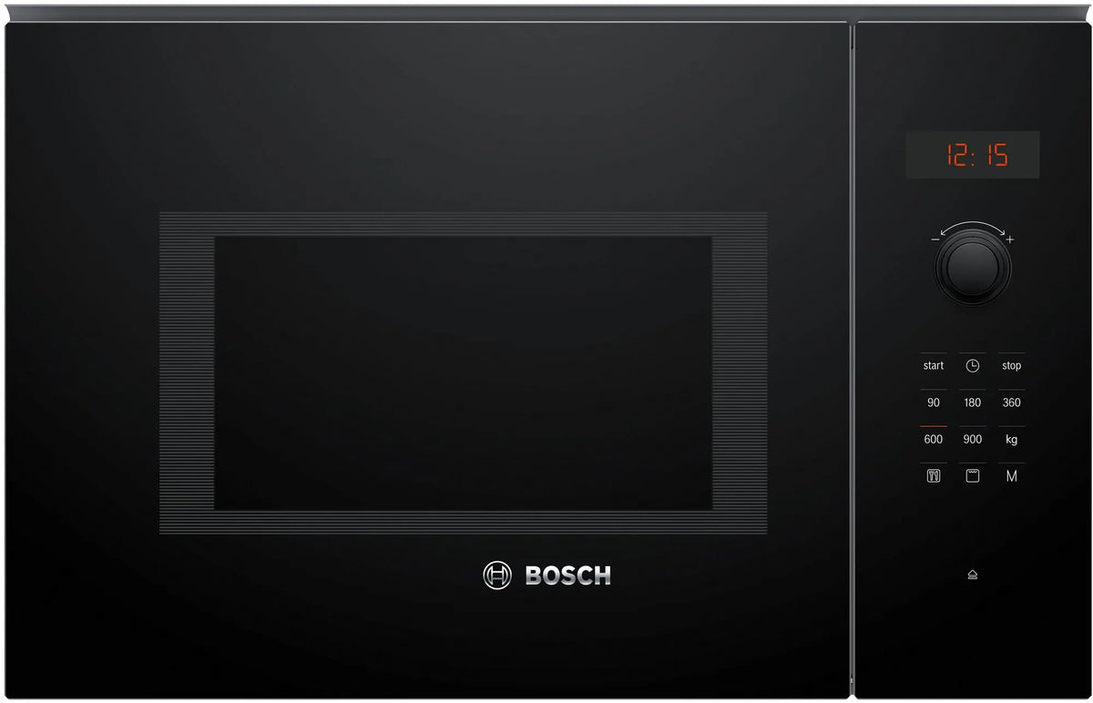 Bosch BEL553MB0I 25L built-in microwave oven front view