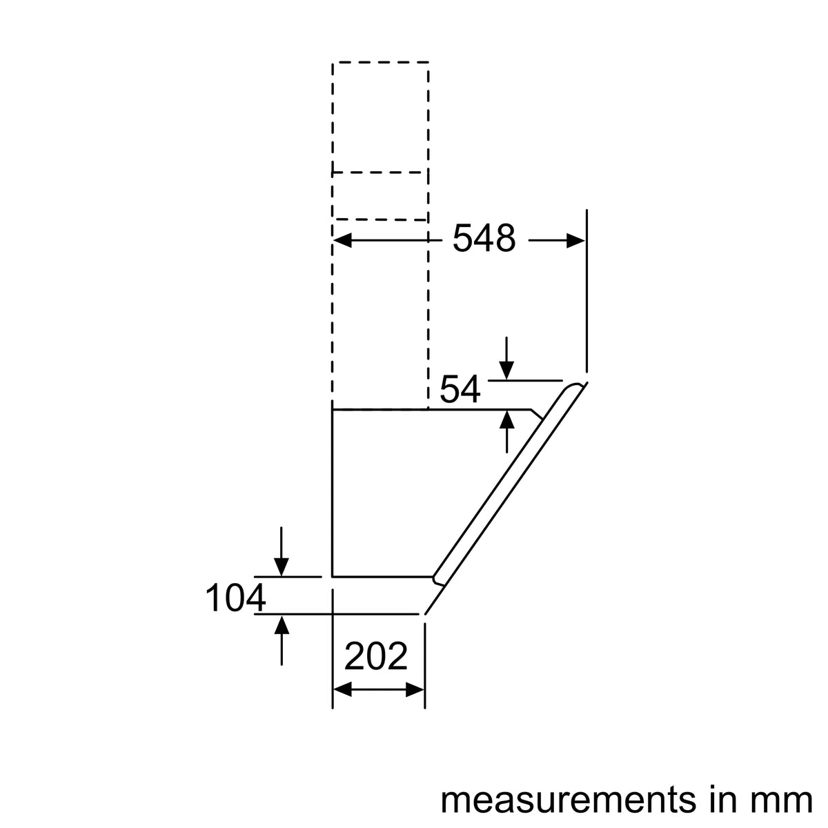 Bosch Series 8 cooker hood feature