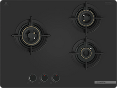 Bosch PNC7O6G20I 70 cm 3-Burner True Brass Built-in Hob