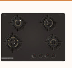 Bosch PNH7O6G20I 70 cm 4-Burner True Brass Built-in Hob