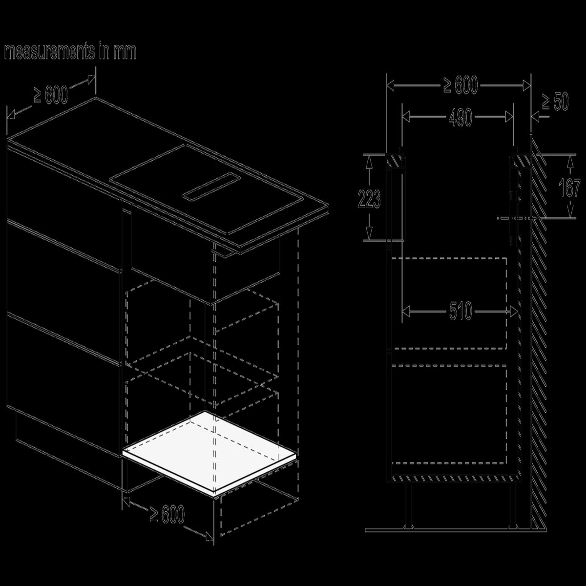 BOSCH Serie | 6 Induction hob with integrated ventilation system80 cm PVQ811F15E