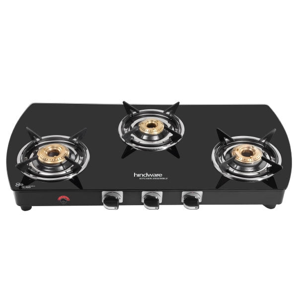 Hindware Bruno 3B AI Glass Cooktop