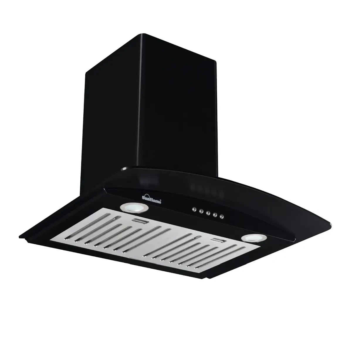 SUNFLAME CHIMNEY LOTUS 60 BK AC DX - 60 cm