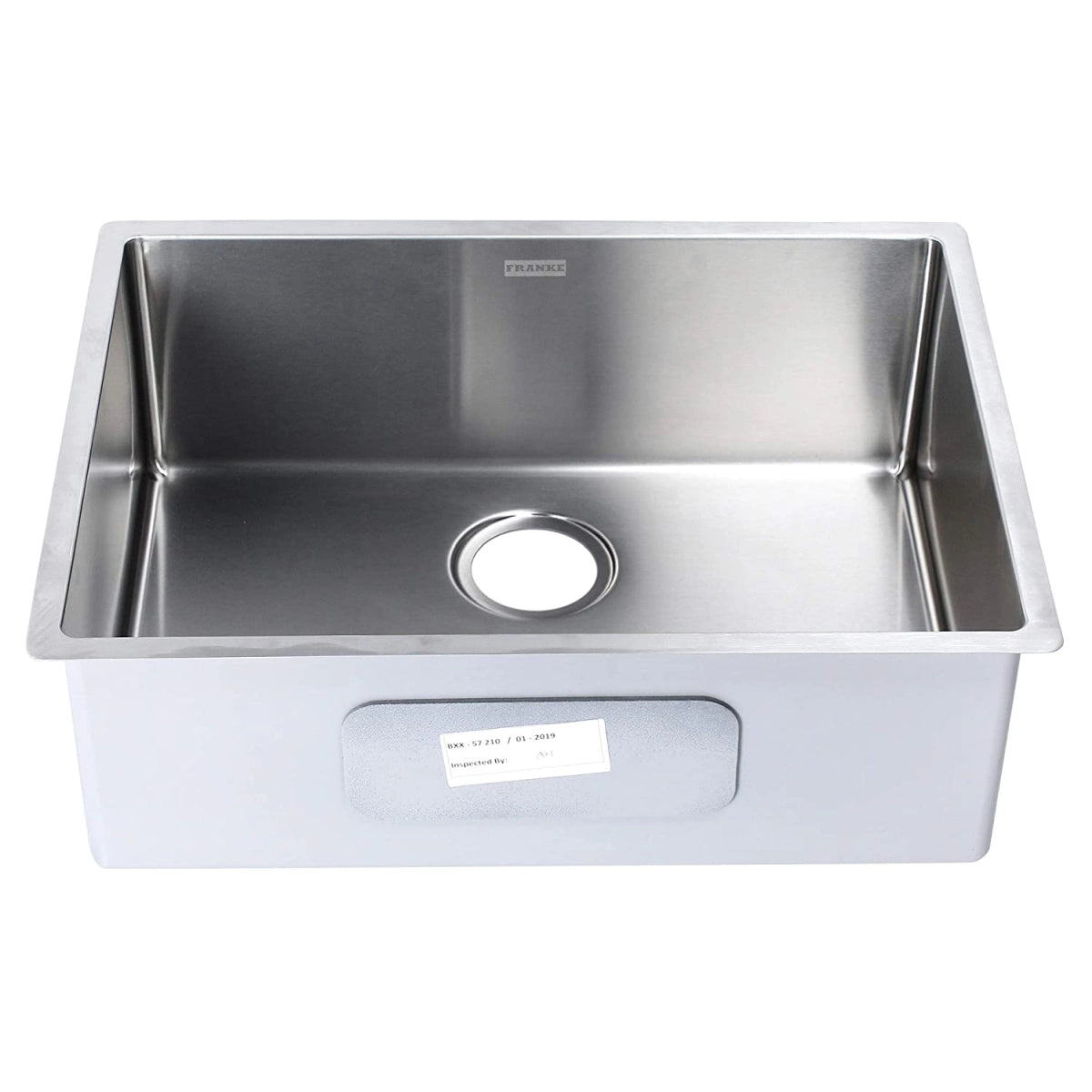 Franke Stainless Steel Single Bowl Kitchen Sink, Square Shape, 21 x 18 inches