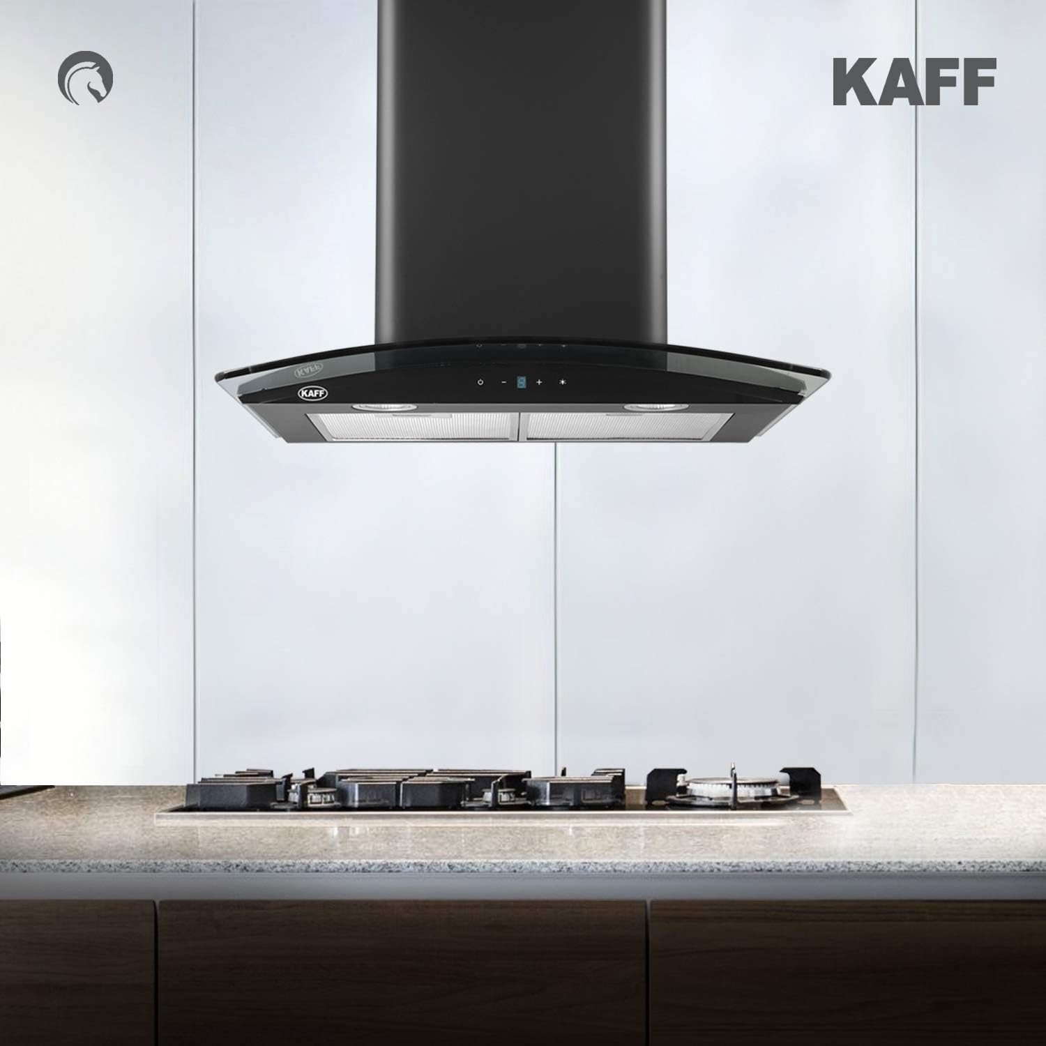 KAFF 60cm 1180 m3/hr Chimney (OPEC BGX 60, Cassette Filter, Black)