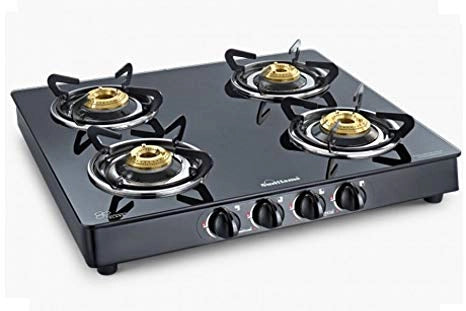 Sunflame Crown Stainless Steel 4 Burner Cooktop