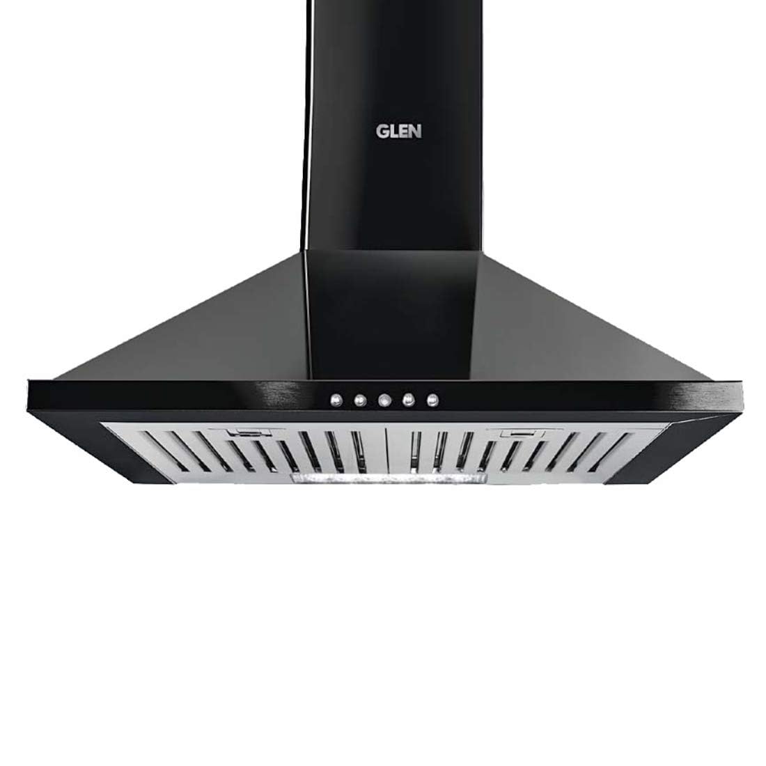 Glen Pyramid Ductless Kitchen Chimney 6050 Junior DX Black 60 cm 1000 m3/h