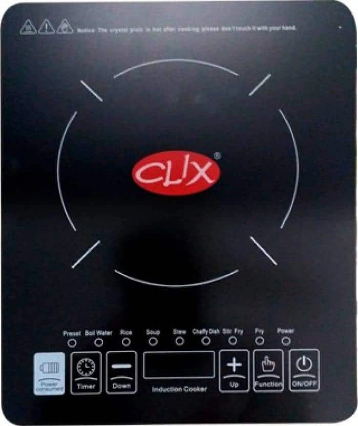Clix Induction-FC-10 Induction Cooktop (Black, Touch Panel)