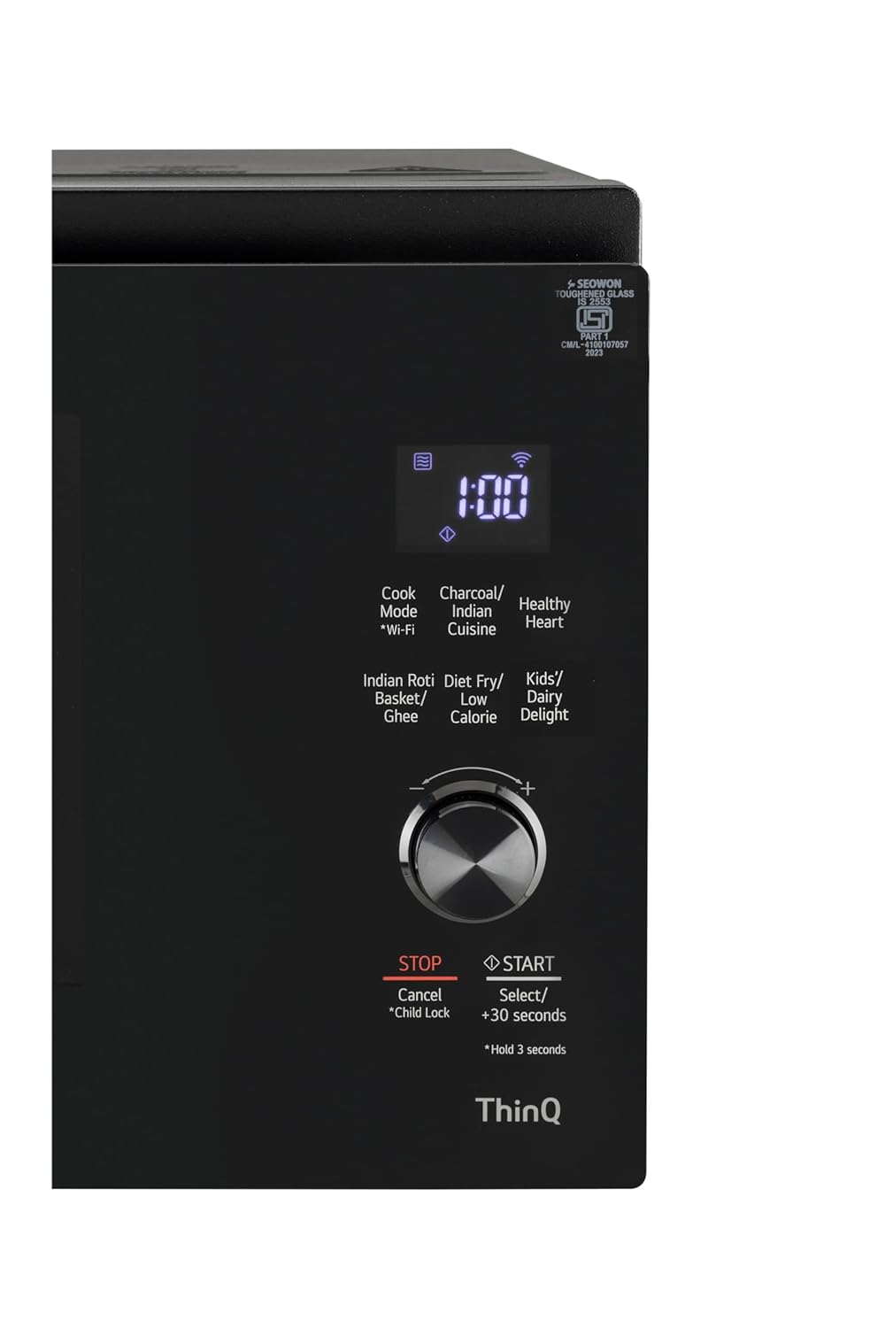 LG 32 L Scan to Cook Wi-Fi Enabled Charcoal Convection Healthy Microwave Oven MJEN326ULW