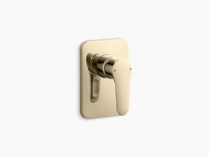 kohler K-16316IN-4FP-AF Recessed bath and shower trim with diverter in french gold