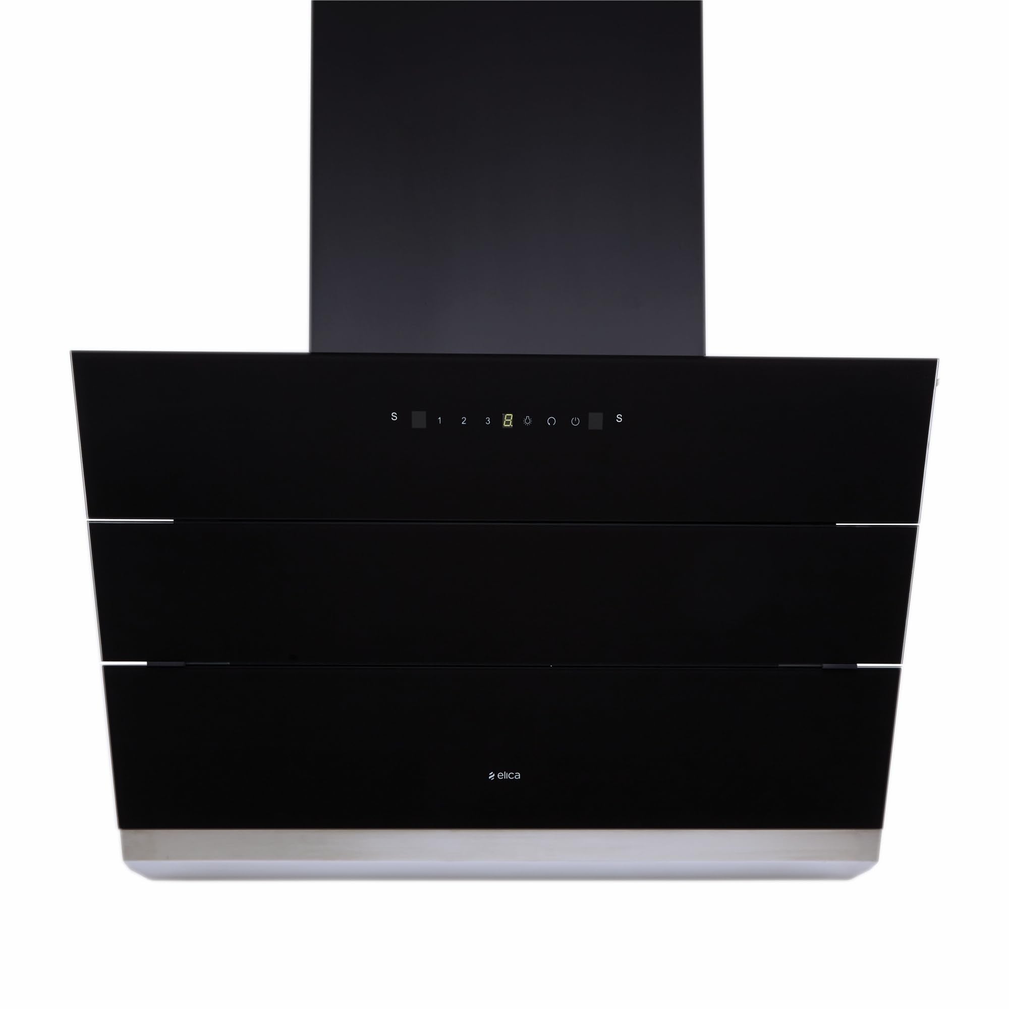 Elica 75 cm 1350 m3/hr Filterless Autoclean Angular Kitchen Chimney with 15 Years Warranty (EFL-S7512 HAC LTW VMS, Touch + Motion Sensor Control, Black)