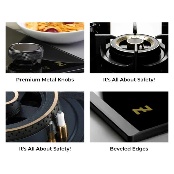 Hafele ZETA PLUS 480 80cm 4-Burner Hob: Sleek & Efficient Cooking Solution