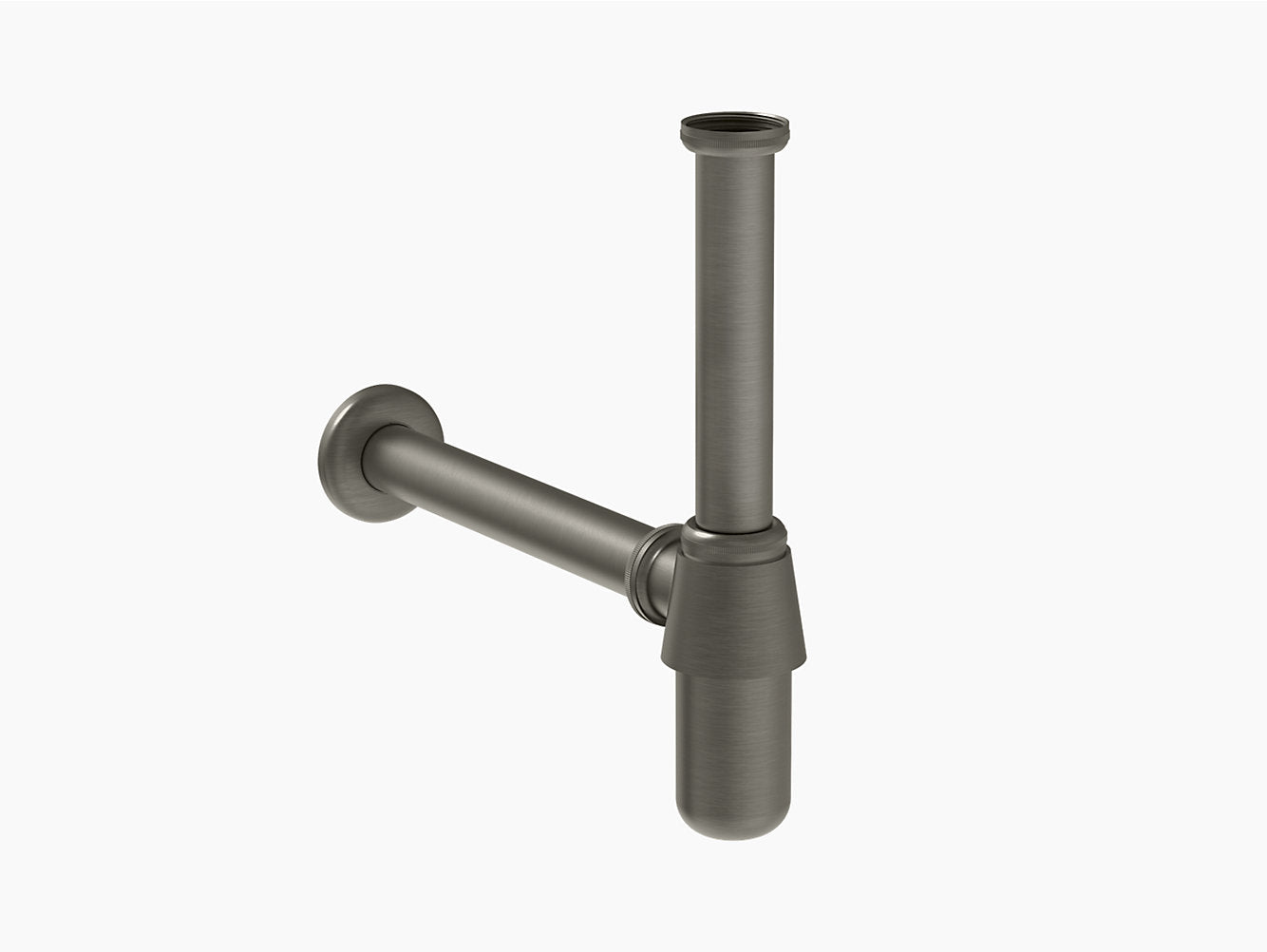 kohler K-7314IN-BN 300mm bottle trap without drain in brushed nickel