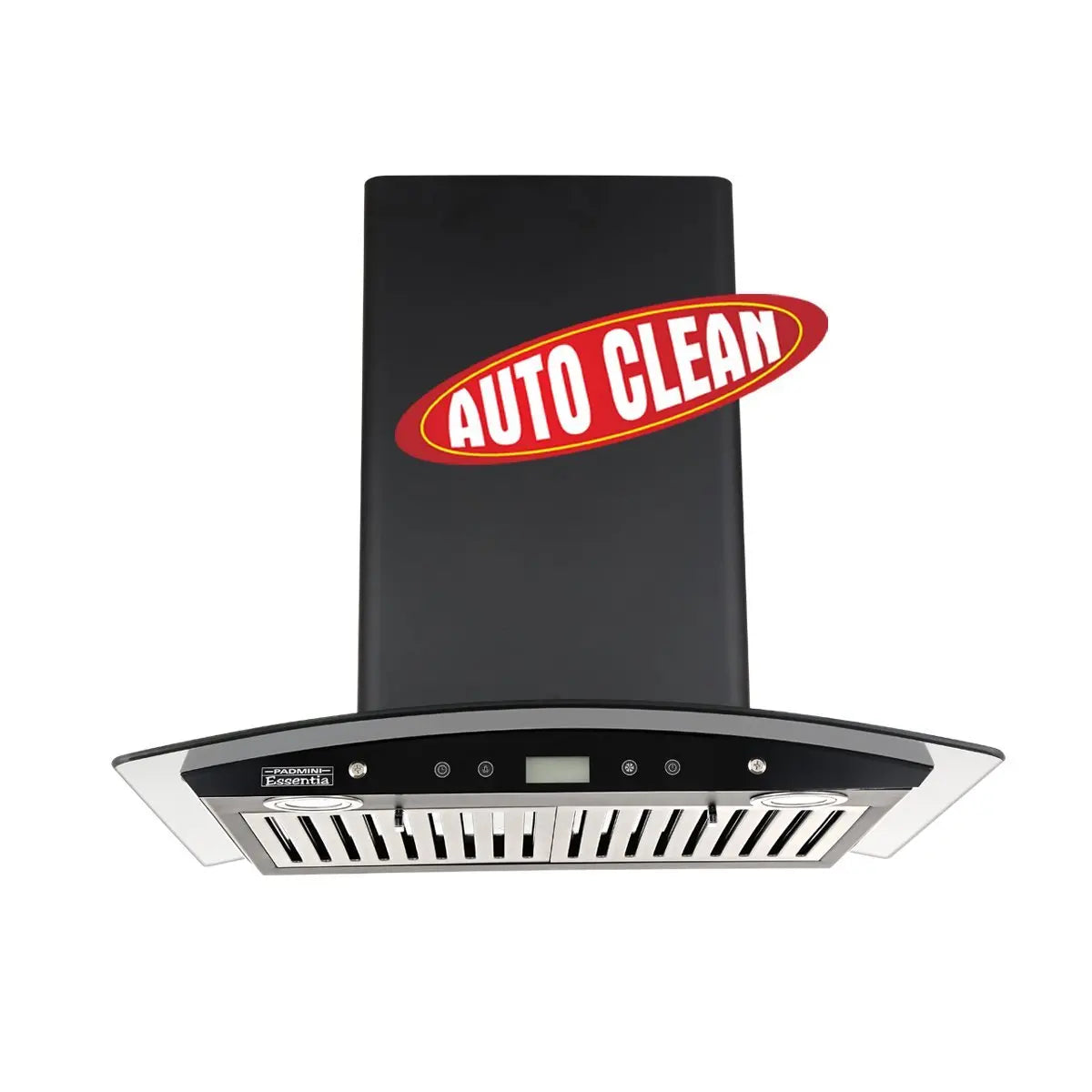 Padmini Fusion 60 BL Auto Clean Kitchen Chimney - Black- 600MM