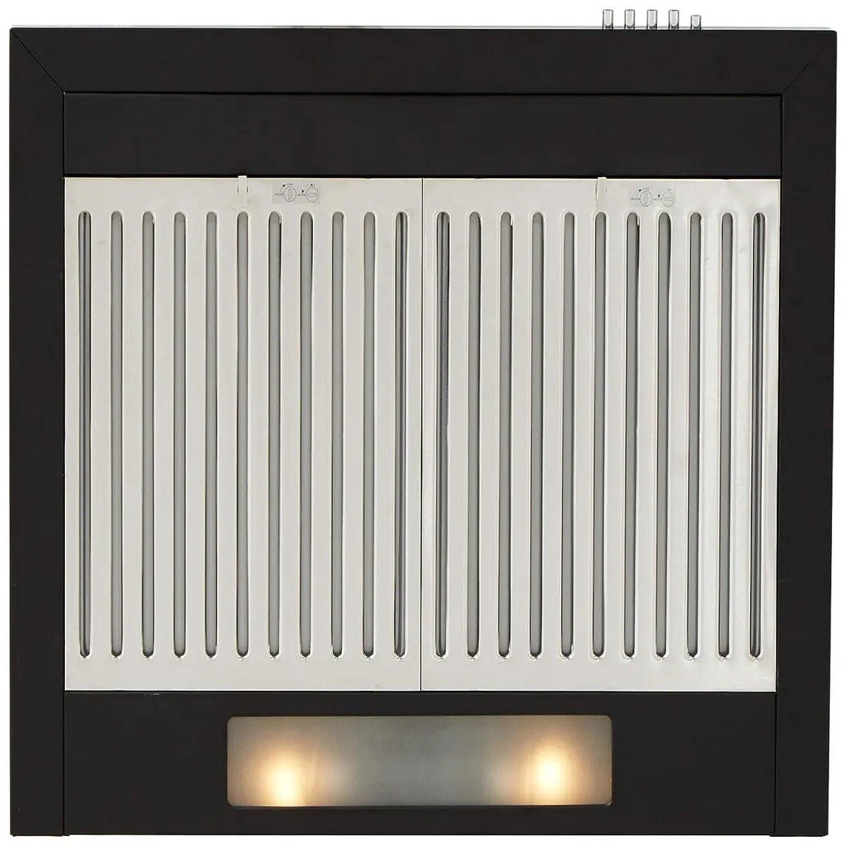 Butterfly Stainless Steel Pyramid Baffle Filter Kitchen Chimney with 60 Cm, 910 M3/H (Rhino Plus, Black)