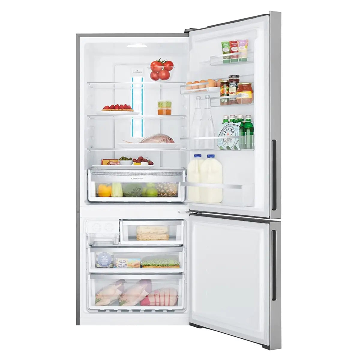 ELECTROLUX 453L Frost Free Invertor Double Door Refrigerator, Bottom Freezer, TasteLockAuto & TasteGuard Technology, Stainless Steel, UltimateTaste 500, EBE4502C-S