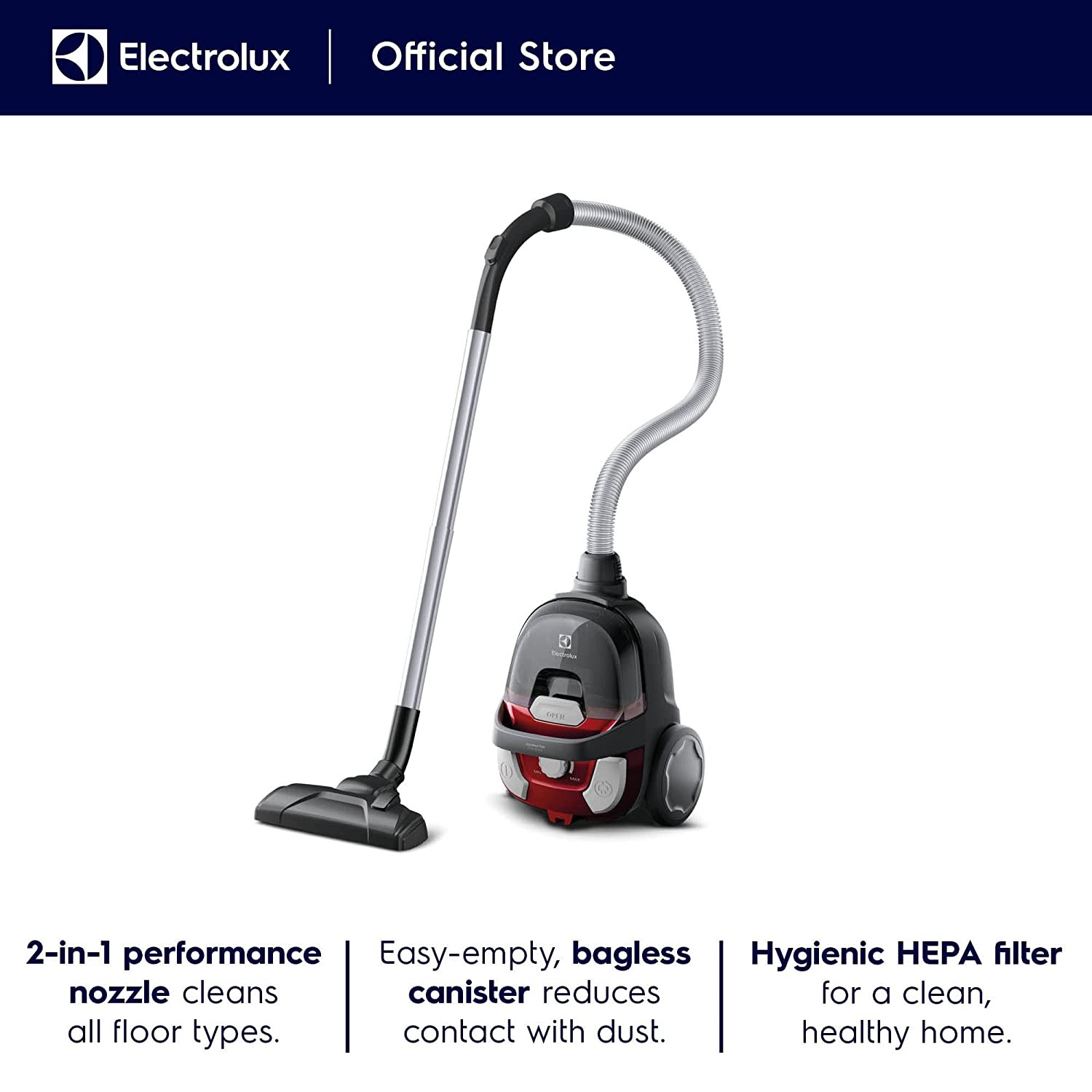 Electrolux Z1231WR Compact Go canister vacuum  cleaner