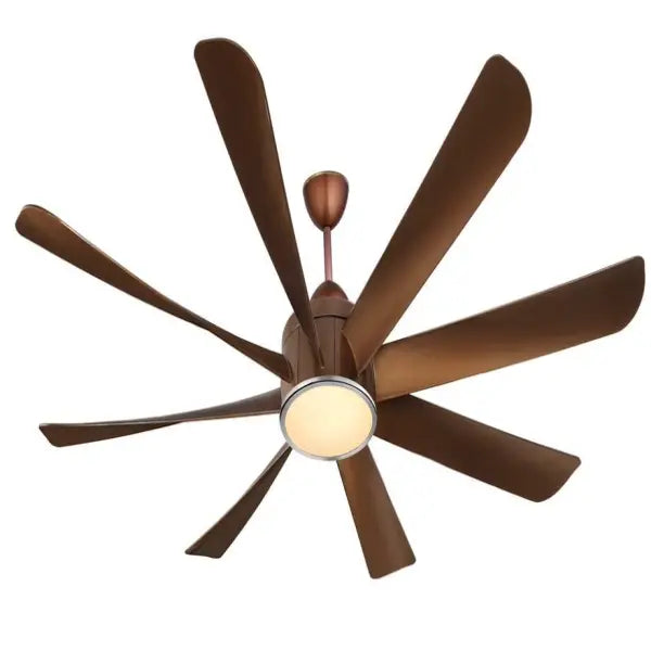 KUHL Stylish Fan Platin D8 5-Star Rated | Smart Phone Remote Control Wi-Fi IoT Alexa Voice Enabled Down Light Brown