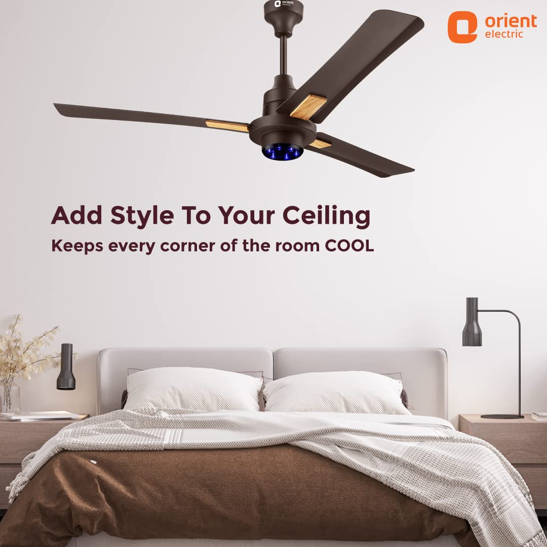 Orient Electric Fan I-Tome Smart 1200mm Smoke Brown